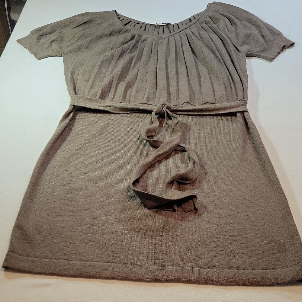 LOFT Taupe Mini Dress
